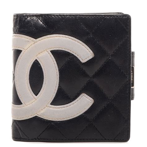 chanel cambon bifold wallet|CHANEL Calfskin Quilted Cambon Bi.